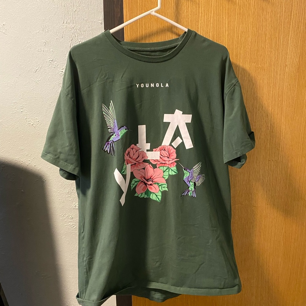 YoungLA Green Graphic T-Shirt